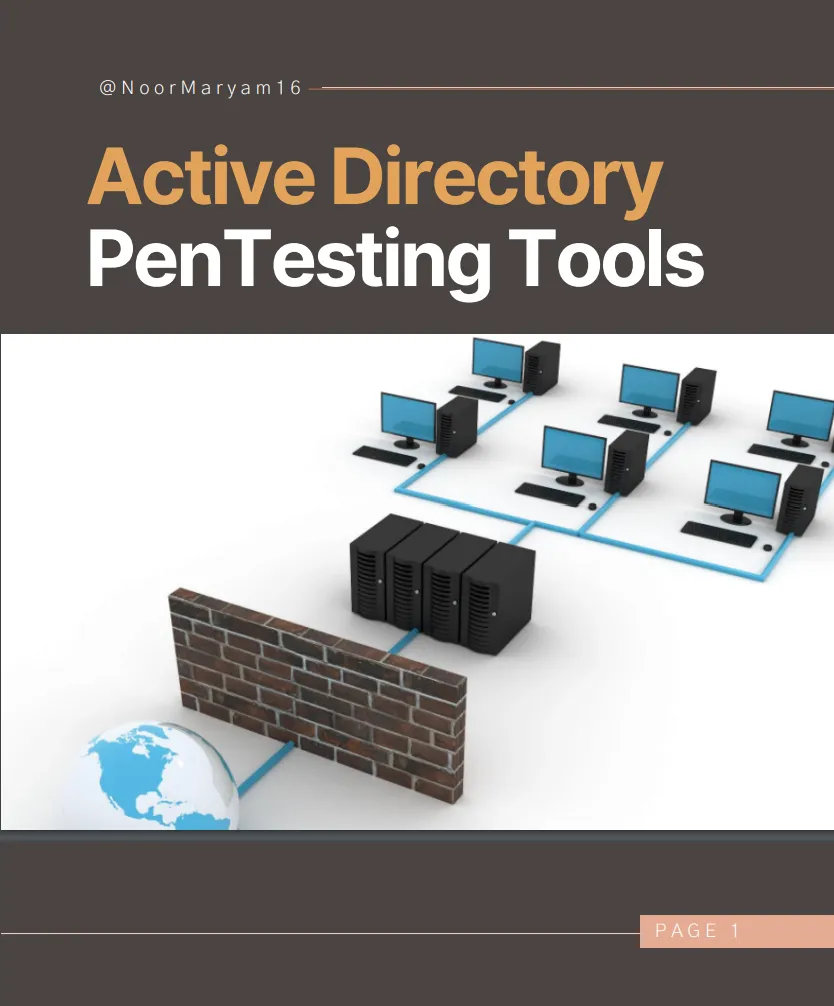 Active Directory PenTesting Tools - @NoorMaryam16